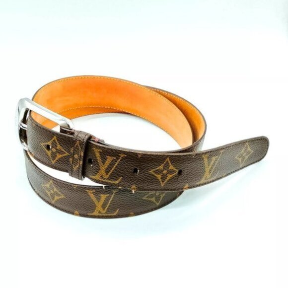 Louis Vuitton Belt Browns Monogram - Picture 1 of 9